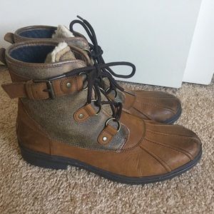 Ugg Cecile Chestnut Leather Boots